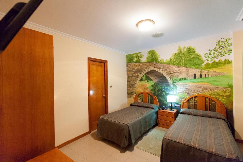 Hostal Restaurante Terra Cha Vilalba Buitenkant foto