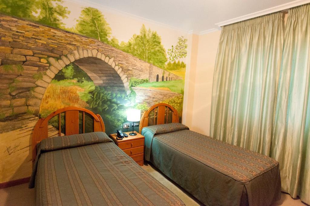 Hostal Restaurante Terra Cha Vilalba Buitenkant foto